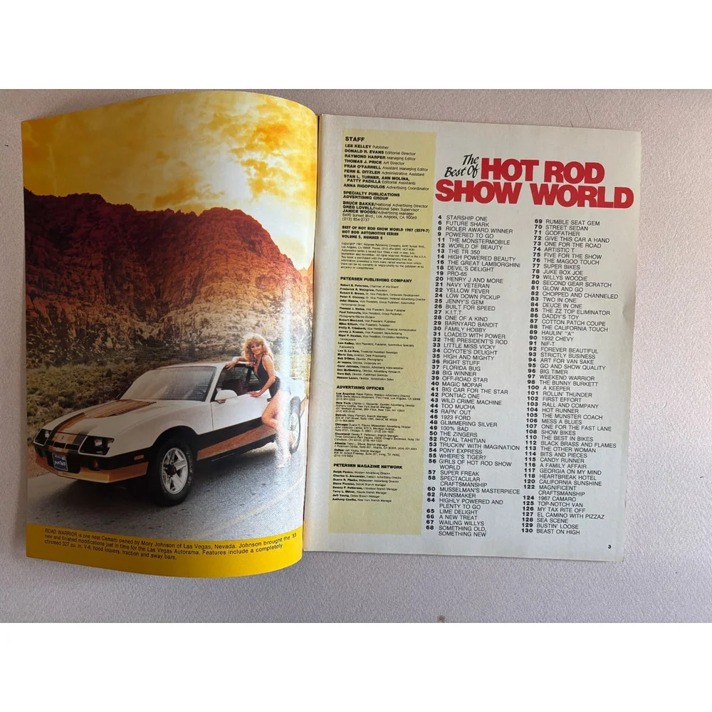 THE BEST OF HOT ROD SHOW WORLD, 1987, Volume 5. Number 2.